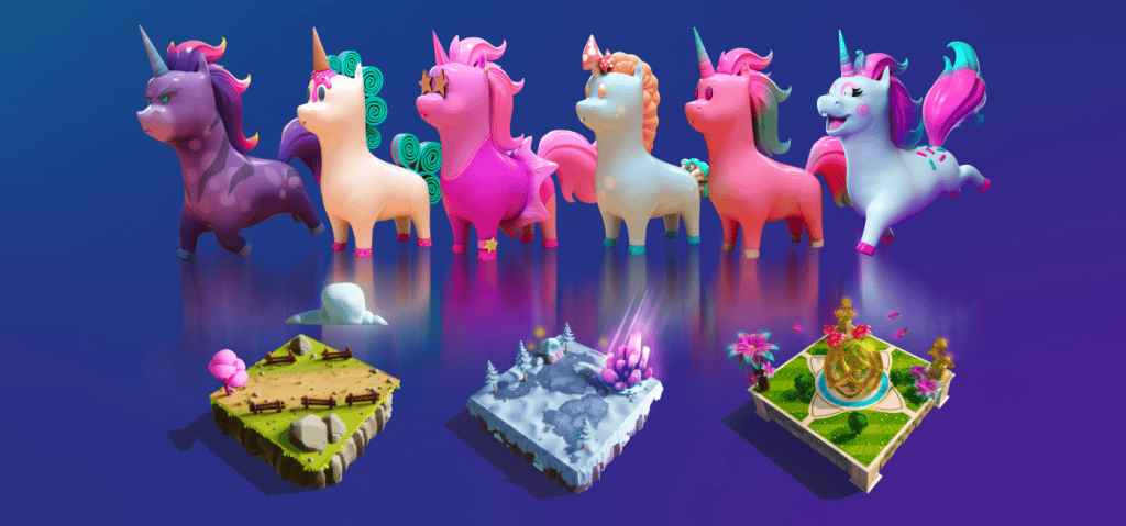بازی کریپتو یونیکورنز (Crypto Unicorns)